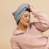 Freya Hair Wrap - Grey