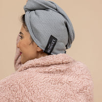 Freya Hair Wrap - Grey