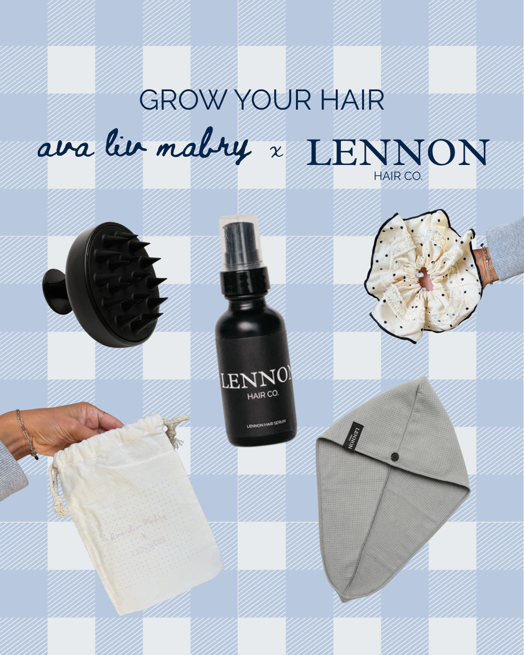Ava Liv Mabry Bundle ( Grow your hair set)